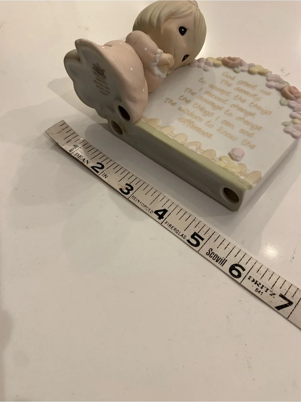 Vintage Precious Moments Figurine Serenity Prayer Girl 1993 5” No flaws.